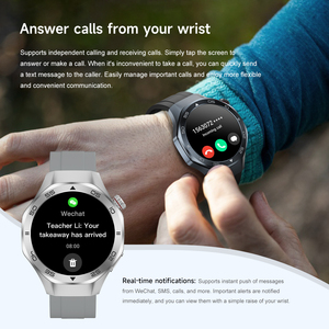 Reloj Inteligente Android C10 con Asistente <span class=keywords><strong>de</strong></span> Voz IA, Pantalla TFT, GPS, Batería <span class=keywords><strong>de</strong></span> 5-15 Días, Resistente al Agua 3ATM, para Hombres y Mujeres, para Hacer Ejercicio - Product Image 5
