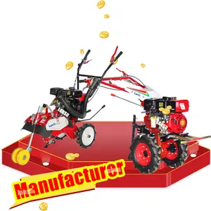 Electric Farm power tiller 25hp vietnam garden rotavator tiller gear box front tine tiller