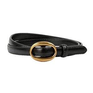 <span class=keywords><strong>Ceinture</strong></span> fine en <span class=keywords><strong>cuir</strong></span> pour <span class=keywords><strong>femme</strong></span> avec <span class=keywords><strong>boucle</strong></span> ardillon en alliage, style coréen, polyvalente pour jeans, robes, costumes et pantalons - Product Image 5