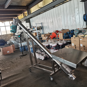 Linh hoạt băng tải trục vít/nghiêng hoặc ngang băng tải khoan băng tải cho bột, dạng hạt, khối nhỏ vật liệu - Product Image 4