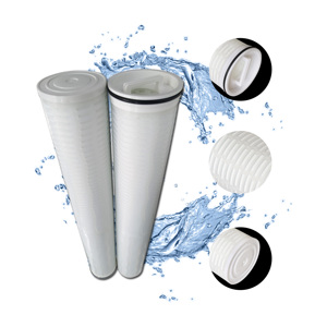 Cartouche filtrante à haut débit de 40 ou 60 pouces, cartouches filtrantes à grand flux de remplacement pour purificateur de système RO industriel - Product Image 1