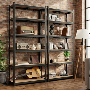 Adjustable Heavy Duty Metal Shelving <b>Unit</b> Boltless Racking Shelves Garage Shelf Warehouse - Product Image 6