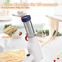 Machine à pâtes électrique sans fil multifonctionnelle, appareil domestique automatique, alimentation manuelle pour la fabrication de pâtes et nouilles
