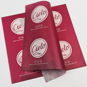 Custom Printed Fast Food Greaseproof Packaging <b>Wax</b> Sandwich <b>Wrap</b> for Burgers Bread Deli Foods Logo for Sandwiches <b>Wraps</b> - Product Image 1