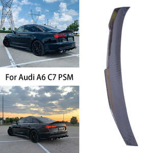 สำหรับ A6 C7ซีดาน PSM สไตล์รังผึ้งคาร์บอนไฟเบอร์สปอยเลอร์ท้ายรถปีก2012-2015 - Product Image 2