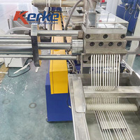Extrusora de Doble Tornillo PET para Reciclaje de Plástico, Peletizadora, Extrusora PLC
