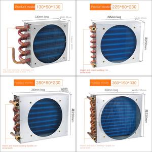 कंडेनसर रेडिएटर छोटे रेफ्रिजरेटर एयर कंडीशनर बर्फ निर्माता घरेलू औद्योगिक जल शीतलन प्रशीतन भागों - Product Image 4