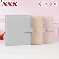 6 anneaux en or en cuir de galet 7 existants colorés A5 Budget Agenda Planner Cover 2024-2025 pour inserts avec insert personnalisé disponible