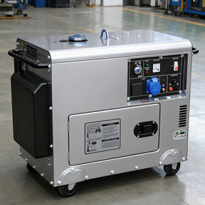6.2kVA 10kVA Portable Diesel Generator Set 3 Phase Silent with ATS 100% Copper Alternator 1 Year Warranty - Product Image 1
