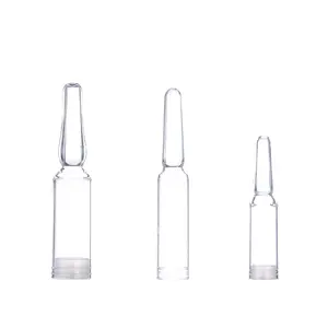 Mini recipiente em plástico para ampola, recipiente cosmético vazio de 2ml/3ml/5ml, injeção, ampola de óleo essencial