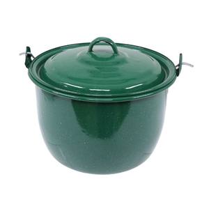 26cm 32cm 36cm Mexico Style <strong>Turquoise</strong> Color Outdoors Kitchen Cookware Enamel Convex Camping Water Soup Pot <strong>Kettle</strong> with Lid - Product Image 3