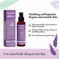 Spray d'oreiller à la lavande avec des huiles essentielles naturelles pour dormir, apaisant le linge et la nuit, brume pour le sommeil pour un sommeil profond, relaxant, anti-stress