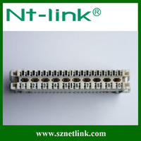 NT-D007 Krone IDC bornier LSA-PLUS mise à la terre 10 paires Module de déconnexion