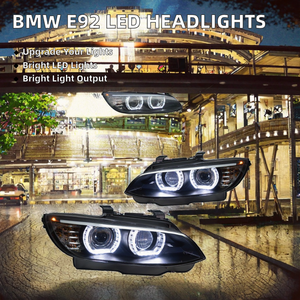 Faros Delanteros LED para E92 2005-2012 M3 <span class=keywords><strong>330i</strong></span> 335i, Proyectores DRL de 12V, Nuevos - Product Image 2