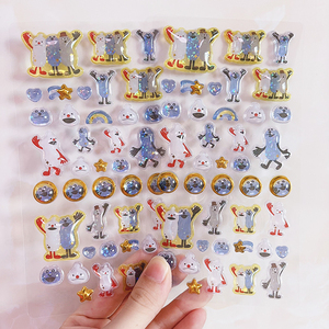 Pegatina Personalizada con Logotipo, Estilo Caramelo, Suave y Colorida, Pegatinas en Relieve 3D, Pegatina Decorativa Impermeable para Niños, Regalo, Manualidades - Product Image 1