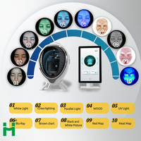 Le plus récent détecteur de peau de machine d'analyse de peau multi-spectrale faciale 3D analyseur de peau de scanner de visage