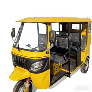 Triciclo Eléctrico de Carrocería Abierta de Alta Calidad para 8 Pasajeros, <span class=keywords><strong>Tuk</strong></span> <span class=keywords><strong>Tuk</strong></span> con Potencia de >1000W, Velocidad Máxima de 70 km/h, Hecho en Hebei, Listo para Enviar - Product Image 6