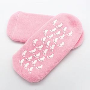 Chaussettes hydratantes pour spa, gants en gel, gants exfoliants de beauté, chaussettes en gel de silicone pour spa des pieds sans lavage – Offre spéciale - Product Image 2