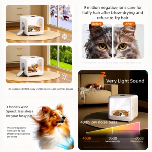 Guanto Automatico per la Rimozione del Pelo di Cani e Gatti, Pulizia a 360 Gradi, Asciugacapelli per Animali Domestici di Grande Capacità, Ecologico e Silenzioso - Product Image 4