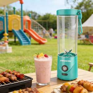 Petits appareils électroménagers, mini-blender, mixeur à piles pour shakes protéinés, mixeur à fruits, blender portable, mini-shaker. - Product Image 4