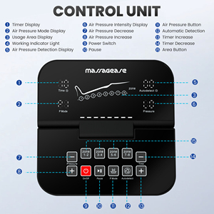 Có thể sạc lại đầy đủ chân điều trị phục hồi khởi động không khí nén chân phục hồi hệ thống cho lưu thông và giảm đau - Product Image 6