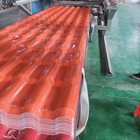 Hoja de Pvc de 1050mm Diseños de casas de techo plano Asa Azulejo de techo de resina sintética de Pvc