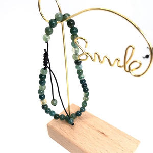 Réglable Mini Pierre Naturelle Agate Volcanique Perlé Bracelets & Bracelet pour Femmes Hommes Chakra Perles Tressé Bracelet Charme Bijoux - Product Image 4