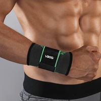 Soporte de Muñeca Deportivo Flexible y Ajustable VBOSi 0117A, de Nailon Ligero, para Hombres y Mujeres, para Bolos, Voleibol, Bádminton