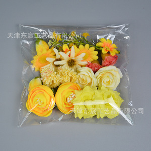 ชุดวัสดุทำดอกไม้ประดิษฐ์ Dongchen Crafts ดอกไม้ผ้าไหมขนาด 10 ซม.-30 ซม. สำหรับทำเครื่องประดับศีรษะ กิ๊บติดผม หมวกสำเร็จการศึกษา - Product Image 2