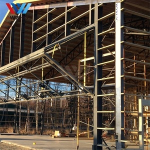 Construcción de una casa prefabricada, bajo precio, marco de acero ligero, cobertizo, taller, almacén, estructura de acero, planos, dibujo - Product Image 5