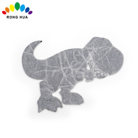 Patchs brodés en sequins de dinosaure personnalisés à repasser ou à coudre pour accessoires de vêtements de mode, cadeau promotionnel