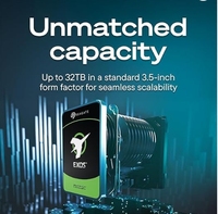Disque dur d'entreprise original pour Seagate Exos M ST36000NM003K 16TB 20TB 28TB 32TB 36TB, HDD 3,5 pouces, 6 Go/s SATA, 7200 tr/min, 2,5 M MTBF