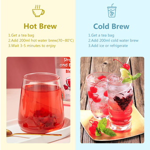OEM rooibos juteux hibiscus fruité pour l'été mélange de fraises et de fleurs de <span class=keywords><strong>sureau</strong></span> - Product Image 2