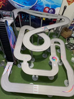 Équipement de piste de flipper de grande taille |   Thème Rallye F1 Personnalisable, Équipement Interactif pour Centre Commercial/Salle d'Exposition/Événement 3*3.3M