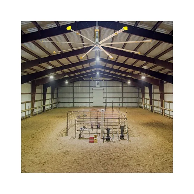 Prefab Riding Arena Kits Building Construction / Steel structure indoor Horse riding Arena building