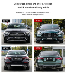 Kit de modification de carrosserie <span class=keywords><strong>Sport</strong></span> Wide Arch pour transformer la <span class=keywords><strong>Mercedes</strong></span>-Benz <span class=keywords><strong>Classe</strong></span> E W213 2021-2023 en style Wide E63 AMG - Product Image 5