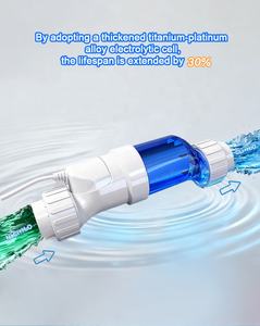 Générateur de chlore salin Stepon OEM ODM 40g/ jusqu'à 50000 gallons, Chlorinateur au sel à cellule électrolytique titane-platine de haute qualité - Product Image 5