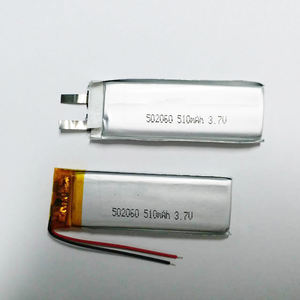 Hot Sale!!!!! Lithium polymer rechargeable 500 mAh 530 mAh <strong>3</strong>,7 V 502060 battery for electronic product - Product Image 4