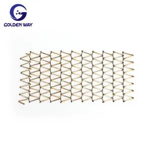 Metal Stainless Steel Chain Link Balance Spiral Wire Food Conveyor Mesh Belt for Cooling Furnace Oven Heat Tunnel Dryer Bakery
