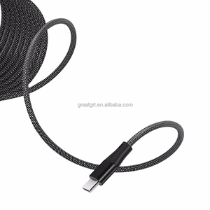 1m 3ft mới hút cáp 60W 3A từ USB sạc dây Loại C để Loại C truyền dữ liệu cáp PD nam châm sạc cáp - Product Image 2