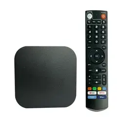 Q8 S905Y4 <span class=keywords><strong>TV</strong></span> Box con Sistema Operativo Android <span class=keywords><strong>TV</strong></span>, Reproductor Multimedia 4K HD, 4 GB de RAM, 32 GB de Almacenamiento, Decodificador Digital, Android 11, Control Remoto por Voz Inteligente - Product Image 1
