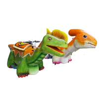 Manège miniature à monnayeur en forme de dinosaure pour parc d'attractions, à vendre