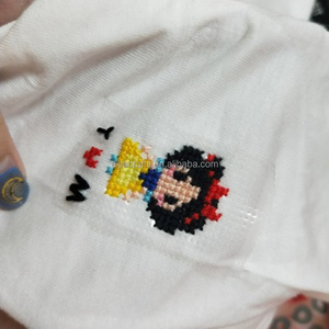 Tissu de <span class=keywords><strong>toile</strong></span> <span class=keywords><strong>soluble</strong></span> dans l'eau 22cm, tissu Aida 14 fils, <span class=keywords><strong>toile</strong></span> de point de croix <span class=keywords><strong>soluble</strong></span> dans l'eau, accessoires de couture de <span class=keywords><strong>broderie</strong></span> à la main bricolage - Product Image 6