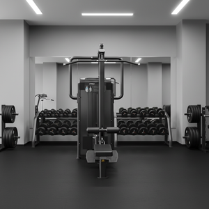 Machine de musculation multifonctionnelle SK Commercial pour tirage vertical et rame assise, équipement d'entraînement dorsal robuste avec cadre métallique - Product Image 3