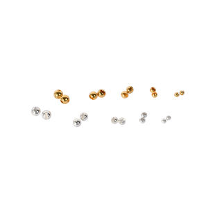 Bulk 50 perles fendues en <span class=keywords><strong>tungstène</strong></span> boules de pêche en <span class=keywords><strong>tungstène</strong></span> <span class=keywords><strong>pour</strong></span> têtes plombées Crappie - Product Image 1