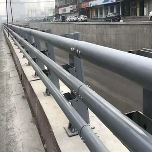 Barandilla de Seguridad Urbana para Caminos Municipales, Barrera de Seguridad para Peatones con Postes de Acero Curvos para Aceras de Calles Urbanas - Product Image 4