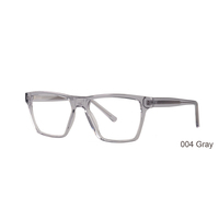 Lunettes de vue de haute qualité certifiées CE, monture carrée en acétate, monture complète, anti-lumière bleue, verres transparents