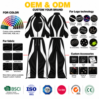 Özel Logo Baskılı Su Geçirmez Eşofman Hafif Polyester Eşofman Erkek Oversize Sokak Giyim Rüzgarlık Eşofman Erkekler İçin