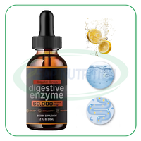 Compléments Ausreson : Gouttes de Probiotiques et d'Enzymes Digestives Végétaliennes pour le Soutien de la Digestion – Boisson Biologique Liquide
