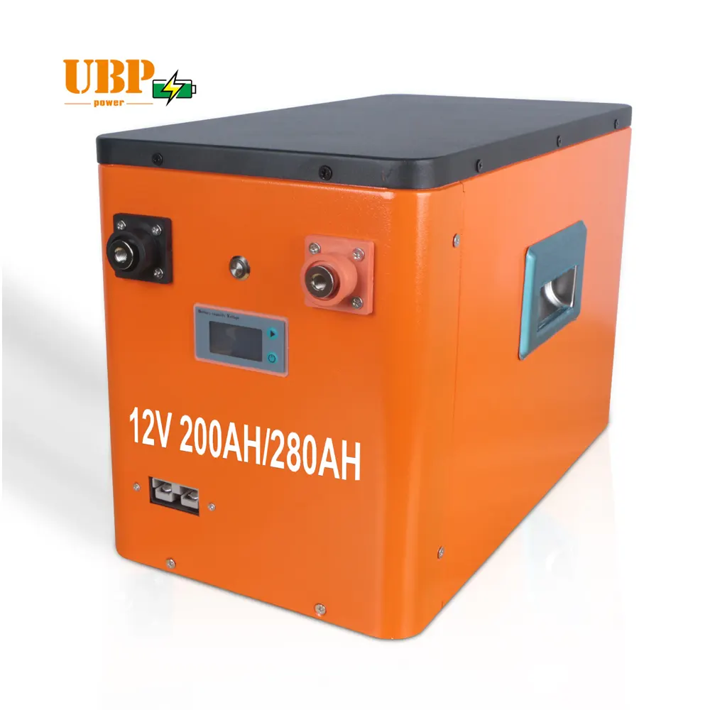 UBPPOWER yeni ab özelleştirilmiş açık lityum 16S BMS Lifepo4 12V 48V 135135ah 200Ah 280Ah 320ah güneş Diy pil kutusu kiti durumda